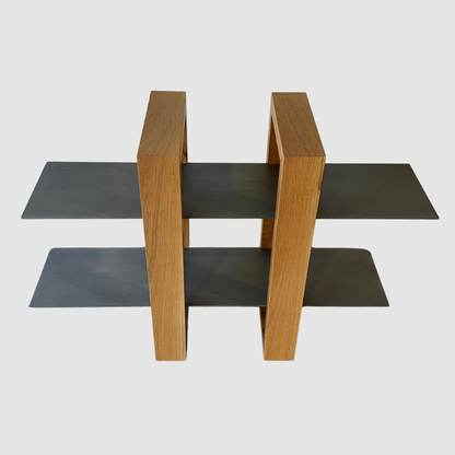 Oak & silverTouch Shelf