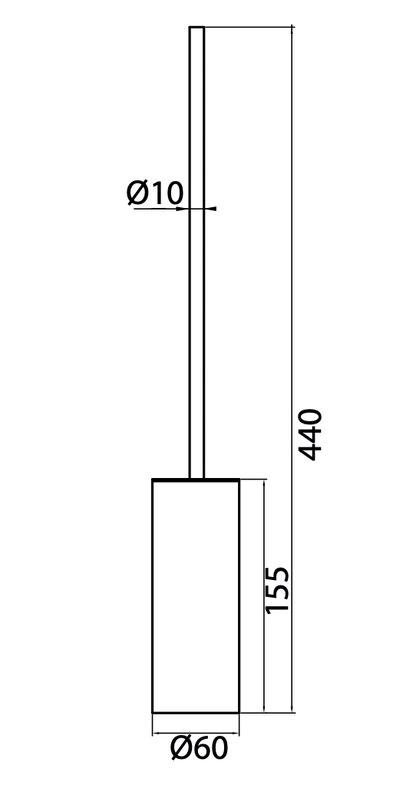 AC01 Toilet Brush Holder