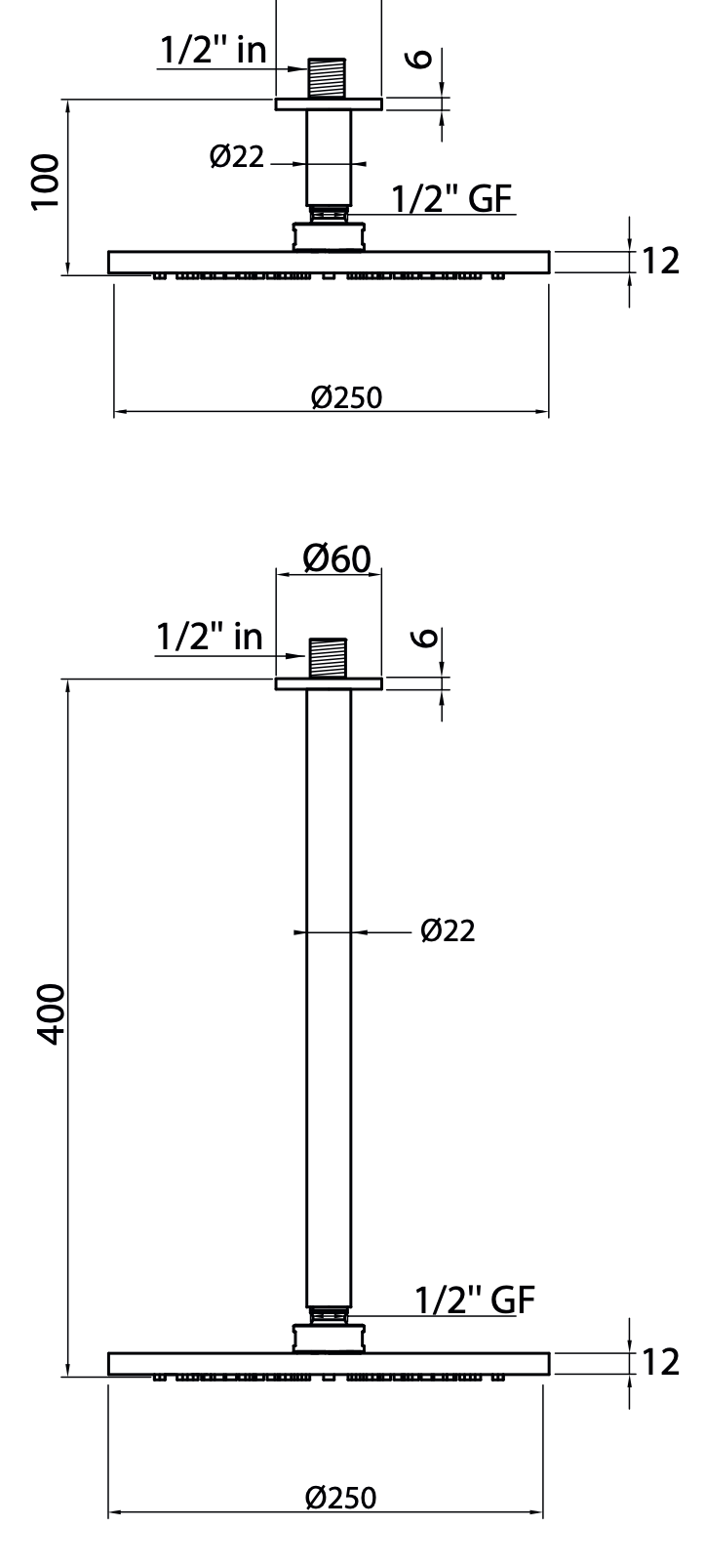 SH70 Shower Head